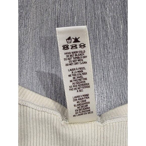 Skims cotton ribe scoop Y2K neck tank white XXS A003967 - Picture 7 of 8